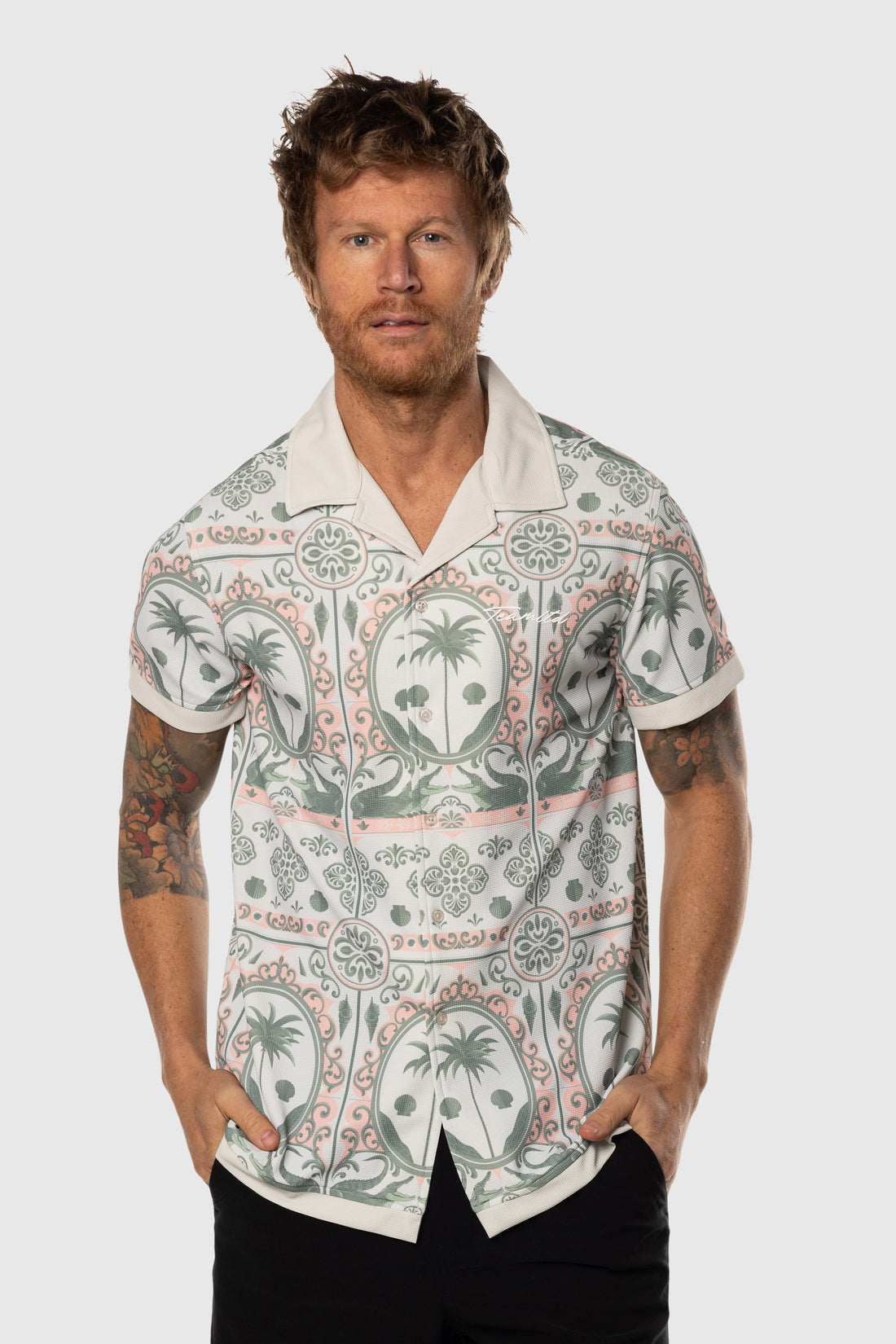 Beach Club Button Up