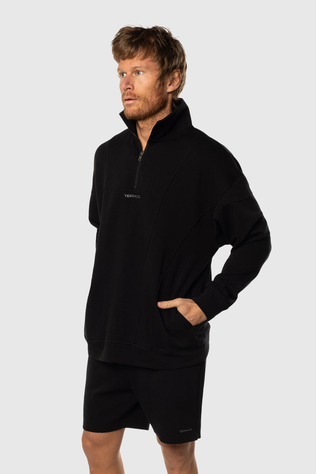 Black Stretch Fleece Set