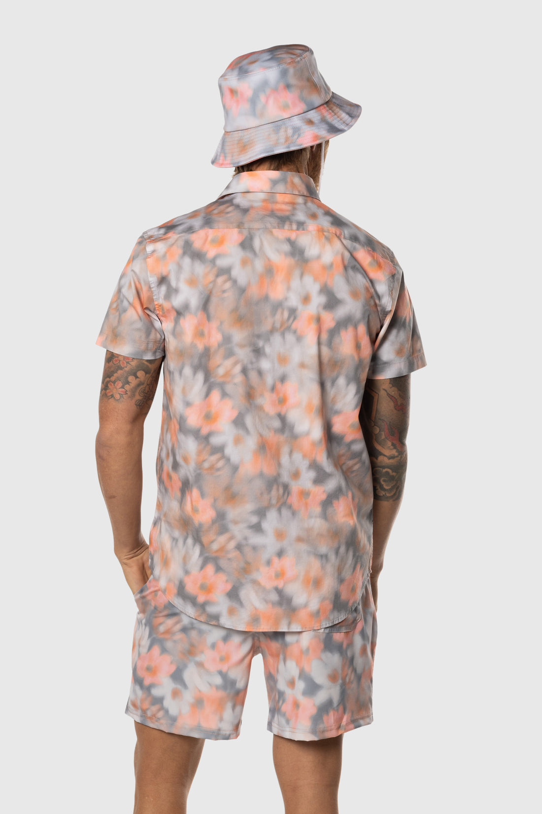 Blurred Floral Summer Tux