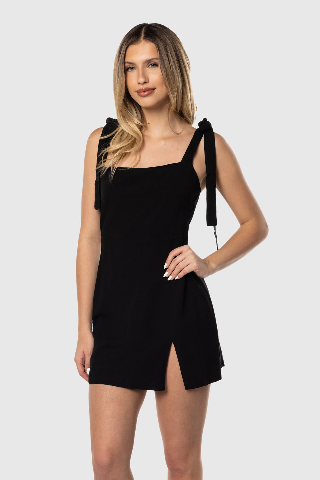 Shoulder Tie Dress