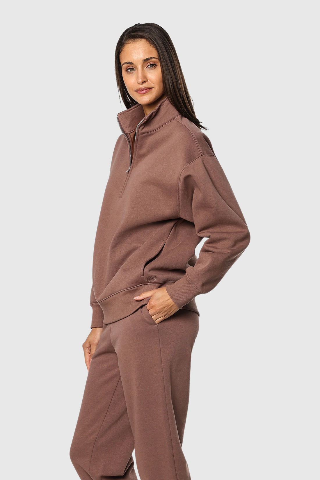 Brown Fleece Set