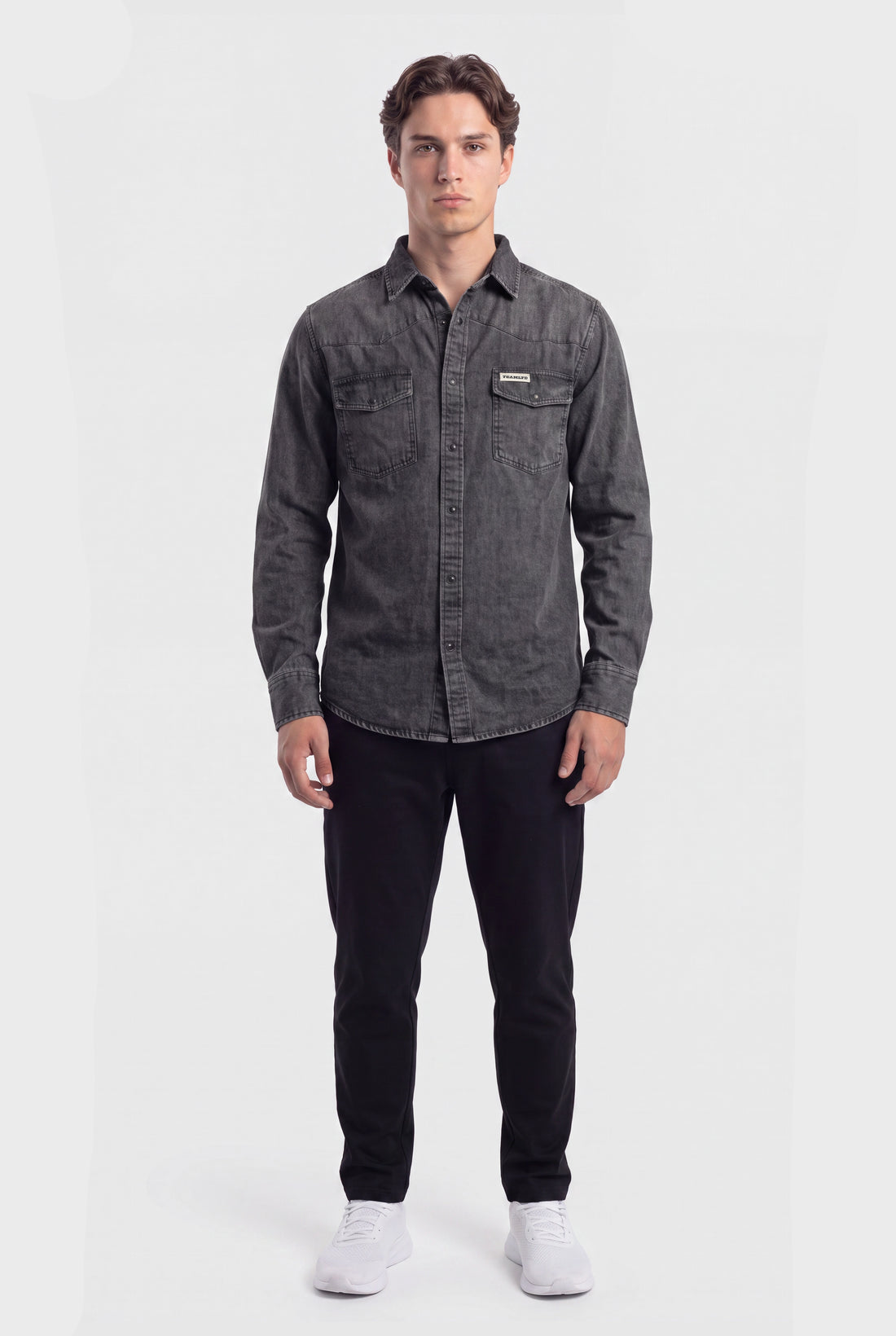 Homestead Denim Button Up