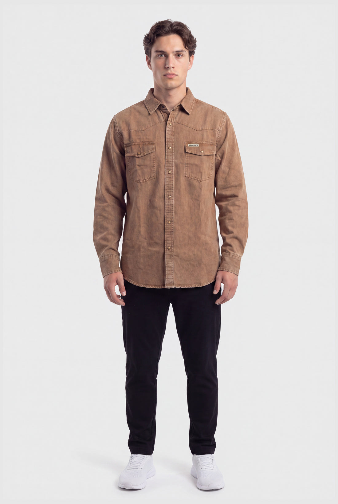 Homestead Denim Button Up
