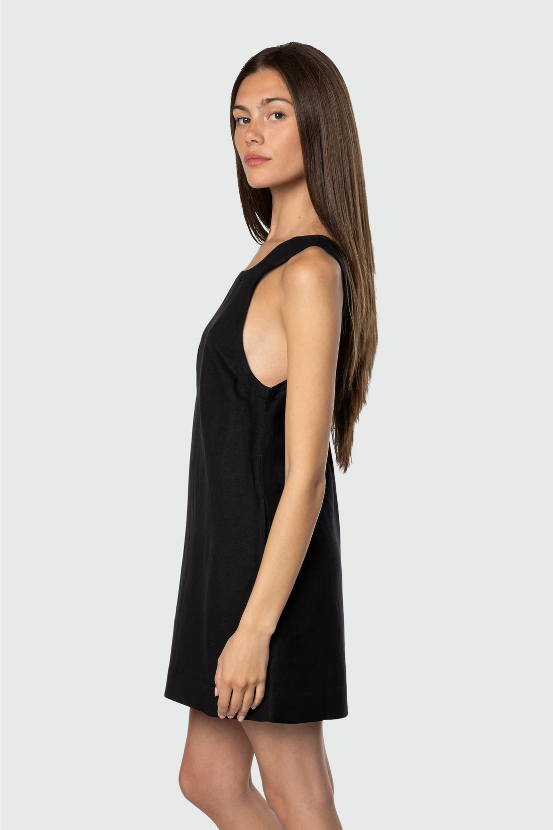 Scoop Back Mini Dress