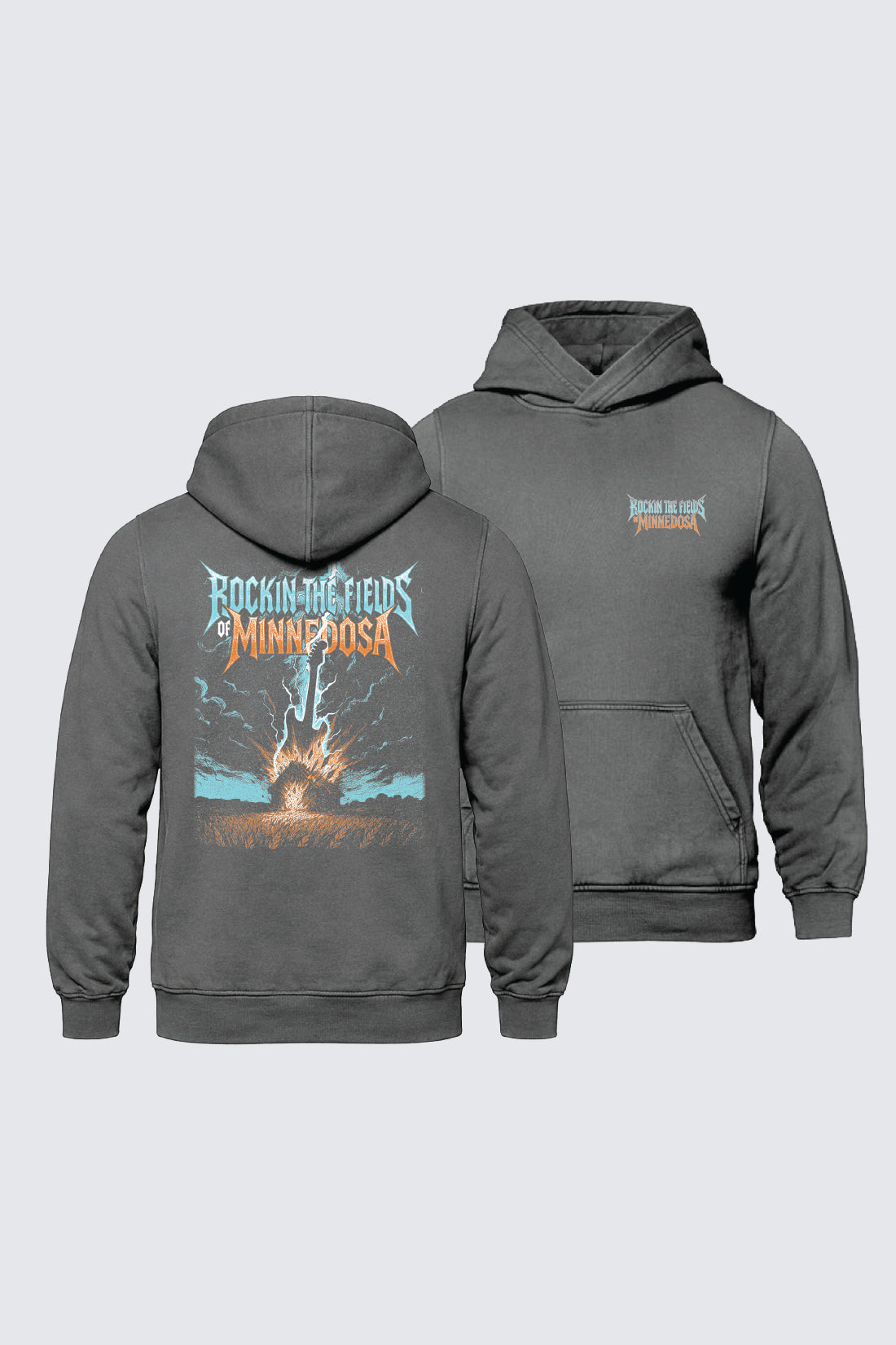 RFM Vintage Wash Lightning Strike Hoodie