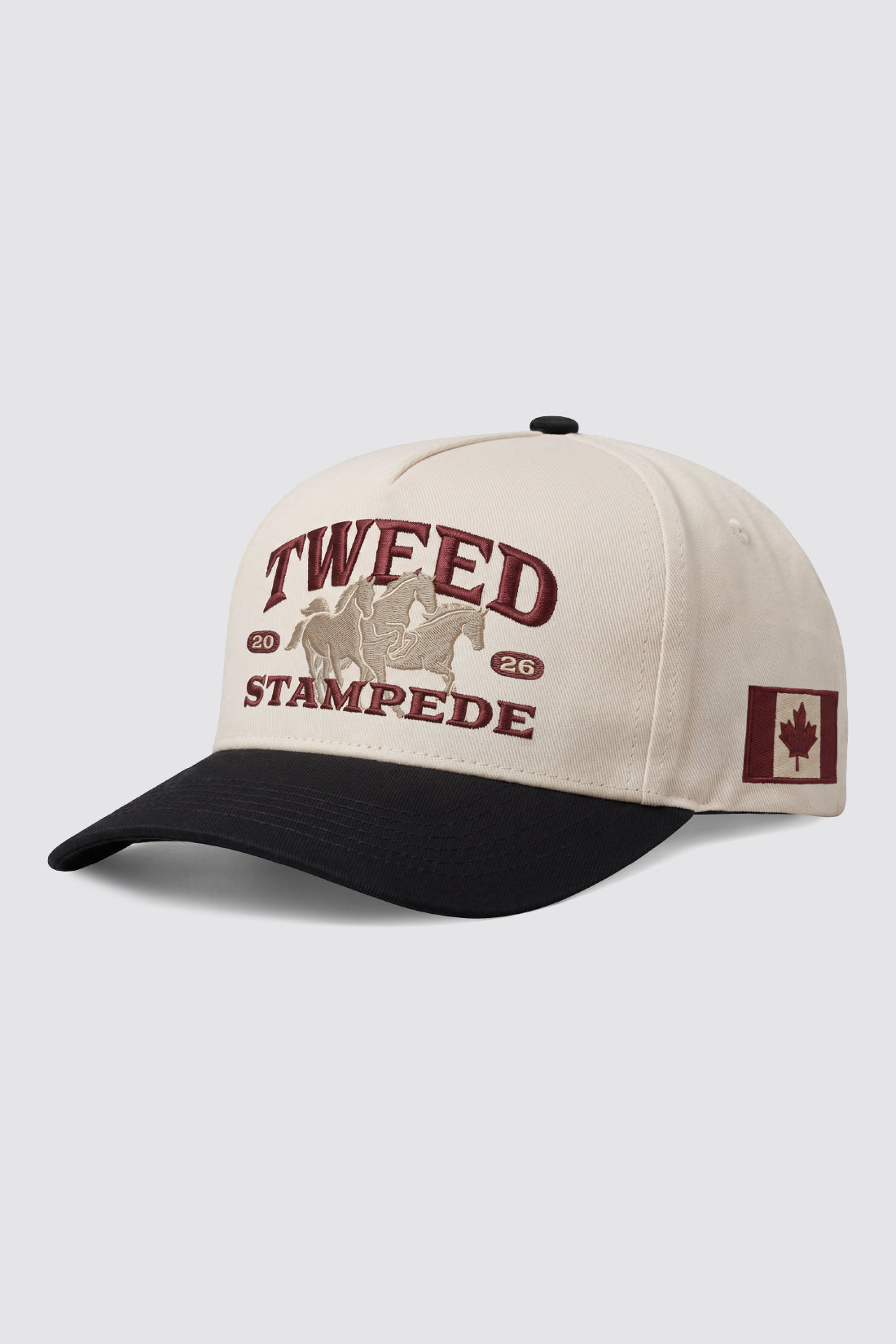 Tweed Stampede Hat - Cream